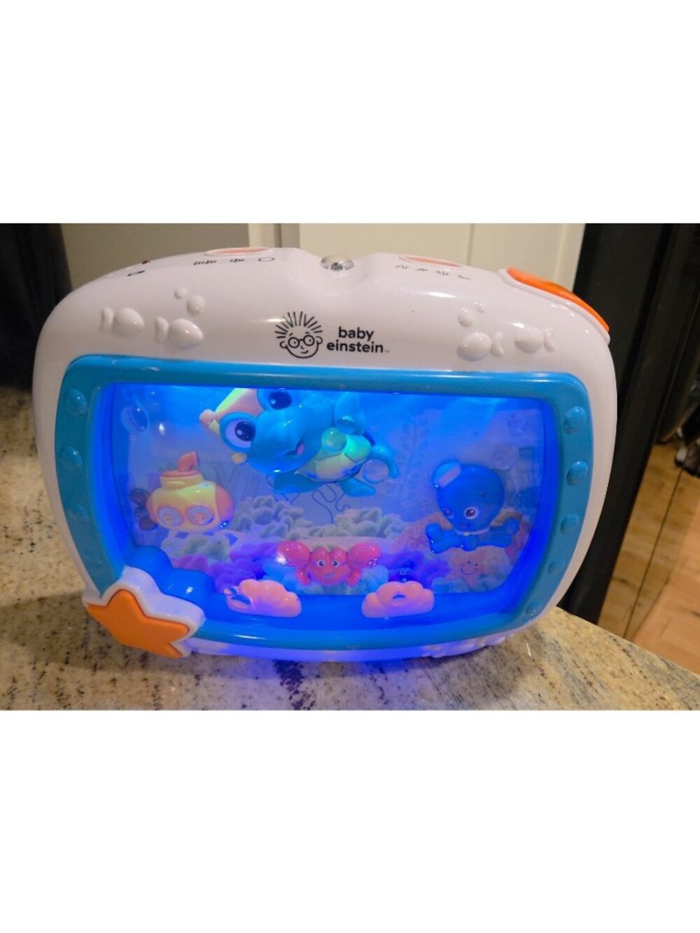 Baby Einstein Sea Dreams Soother Musical Crib Toy and Sound Machine - No Remote